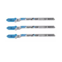 Lamina Tico Tico Encaixe Bosch 3pcs Para Metal BI 57MM Bosch T118EOF