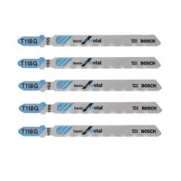 Lamina Tico Tico Encaixe Bosch 5pcs Para Metal HSS 67MM Bosch T118G
