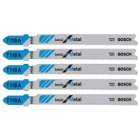 Lamina Tico Tico Encaixe Bosch 5pcs Para Metal HSS 67MM Bosch T118A