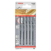 Lamina Tico Tico Encaixe Unico 5pcs Para Madeira 74MM Bosch T244D