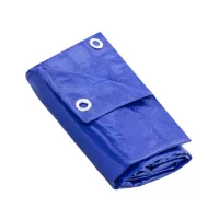 Lona de Polietileno Azul Com Ilhos Metalico 10X8M Thompson 1227