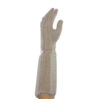 Luva de Malha de Aco Longa Esquerda INOX G-9 Starrett MFG-L.L