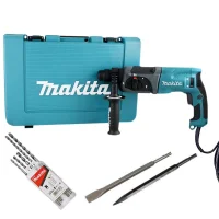 Martelete Perfurador Rompedor 2,9KG SDS-Plus com Maleta e Acessorios 24MM-2,7J 110V 800W Makita HR2470X21