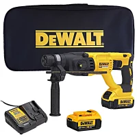 Martelete Perfurador Rompedor Bateria 20V Max Brushless SDS-Plus Bolsa Carregador 2 Baterias 4AH 26MM Bivolt Dewalt DCH133M2-BR