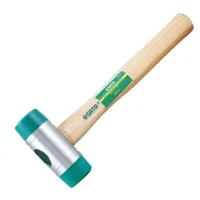 Martelo com Borda Plastica Cabo de Madeira 35MM Sata ST92503SC