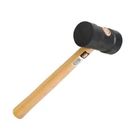 Martelo de Borracha Cabo de Madeira 80MM Max 32555