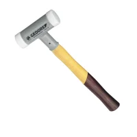 Martelo de Nylon Antirretrocesso Cabo de Madeira 4KG-80MM Gedore 248H80