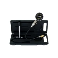 Medidor de Compressao Cilindro Motor Gasolina Com Extensor e Adaptadores 300PSI Planatc MC1000/I