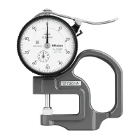 Medidor de Espessura Graduacao 0,01MM 0 A 10MM Mitutoyo 7301A