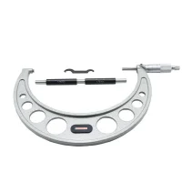 Micrometro Externo com Catraca Graduacao 0,01MM Arco Em Ferro Fundido 175 A 200MM Digimess 110107