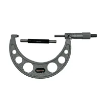 Micrometro Externo com Catraca Graduacao 0,01MM Arco Em Ferro Fundido 200 A 225MM Digimess 110108