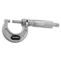 Micrometro Externo com Catraca Graduacao 0,01MM Arco Em Ferro Fundido 0 A 25MM Digimess 110100