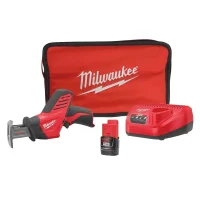 Mini Serra Sabre a Bateria 12V Com Bolsa Carregador e 1 Bateria 2AH Bivolt Milwaukee 2420-159N