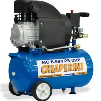 Motocompressor de Ar 2HP 50 Litros 120 Libras com Rodizio 8,5PCM 110V Chiaperini MC8,5/50L