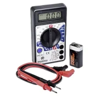 Multimetro Digital 700V AC 1000V DC 10A-2000K OHMS Incoterm MD-020