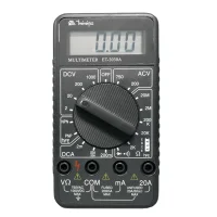 Multimetro Digital 750V AC 1000V DC CAT.II 300V 20A-20M OHMS Minipa ET-2030A