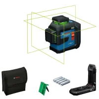 Nivel a Laser de 3 Linhas Verdes Automatico 60M Bosch GLL 80-33G