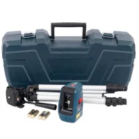 Nivel a Laser de 3 Linhas Vermelhas Automatico com Tripe e Maleta 15M Bosch GLL 3X NIVELOX