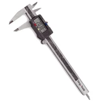 Paquimetro Digital Digitos Grandes Resolucao 0,01MM-.0005" 200MM-8" Kingtools 502200BL