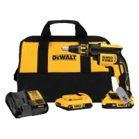 Parafusadeira a Bateria 20V Gesso e Drywall Brushless com Bolsa Carregador e 2 Baterias 2AH 1/4" 110V Dewalt DCF620D2-BR