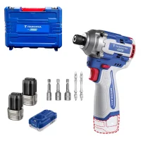 Parafusadeira de Impacto a Bateria 16V Brushless 170NM Maleta Carregador e 2 Baterias 2AH 1/4" Bivolt Tramontina Tota 42262/121