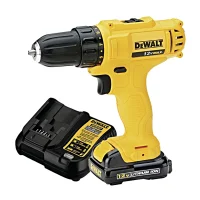 Parafusadeira Furadeira a Bateria 12V Max Com Carregador e 1 Bateria 3/8" Bivolt Dewalt DCD700LC1BR