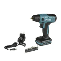 Parafusadeira Furadeira a Bateria 12V Com Maleta Carregador 1 Bateria 1,3AH e Acessorios 3/8" Bivolt Wesco WS2555K