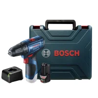 Parafusadeira Furadeira a Bateria 12V Com Maleta Carregador e 1 Bateria 2AH 3/8" Bivolt Bosch GSR 120-LI
