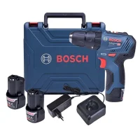 Parafusadeira Furadeira Impacto Bateria 12V Brushless com Maleta Carregador e 2 Baterias 2AH 3/8" Bivolt Bosch GSB 12V-30