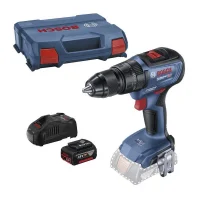 Parafusadeira Furadeira Impacto Bateria 18V Brushless com Maleta Carregador e 1 Bateria 5AH 1/2" 220V Bosch GSB 18V-50