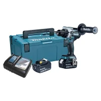 Parafusadeira Furadeira Impacto Bateria 18V Brushless com Maleta Carregador e 2 Baterias 3AH 1/2" Bivolt Makita DHP486RFJ