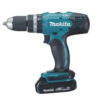 Parafusadeira Furadeira Impacto Bateria 18V Com Carregador e 1 Bateria 1,5AH 1/2" Bivolt Makita DHP453Y002