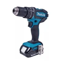 Parafusadeira Furadeira Impacto Bateria 18V Com Maleta Carregador e 1 Bateria 1,5AH 1/2" Bivolt Makita DHP482Y002