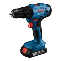 Parafusadeira Furadeira Impacto Bateria 18V Com Maleta Carregador e 1 Bateria 2AH 1/2" Bivolt Bosch GSB183-LI