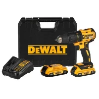 Parafusadeira Furadeira Impacto Bateria 20V Max Brushless com Maleta Carregador 2 Baterias 2AH 1/2" Bivolt Dewalt DCD7781D2-BR