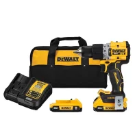 Parafusadeira Furadeira Impacto Bateria 20V Compacta Brushless Bolsa Carregador 2 Baterias 2AH 1/2" Bivolt Dewalt DCD805D2-BR
