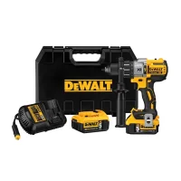 Parafusadeira Furadeira Impacto Bateria 20V Max Com Maleta Carregador e 2 Baterias 5AH 1/2" Bivolt Dewalt DCD996P2T-BR