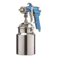 Pistola de Pintura Media Producao Caneca de Aluminio 1L Bico e Agulha ACO Inox 1,6MM Arprex 2AI