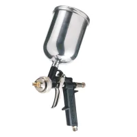Pistola de Pintura Gravidade Alta Densidade Alta Producao Caneca de Aluminio 850ML 2,5MM Arprex 12X