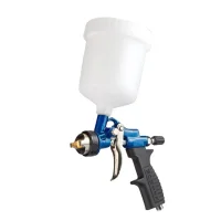 Pistola de Pintura Gravidade Alta Densidade Alta Producao Caneca de Nylon 600ML com Coador 1,4MM Arprex 12X