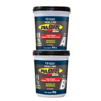 Plasteel Rapid 1:1 Solda a Frio para Vazamentos 85G+165G Quimatic PR1