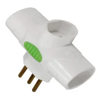 Plug Adaptador 3 Saidas "t" 3 Pinos 10A Daneva/Legrand 1676