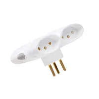 Plug Adaptador 4 Saidas "t" 3 Pinos 10A Daneva/Legrand 1838