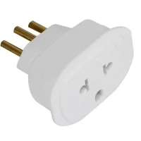 Plug Adaptador Universal para Tomada 3 Pinos 2P+T para Antigo 10A Daneva/Legrand 1661