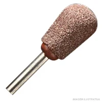 Ponta Montada Conica Oxido de Aluminio Para Micro Retifica 3/16" Dremel 911