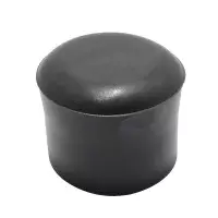 Ponteira Externa Redonda Pvc Preta 7/8" Bendoor 7/8MP