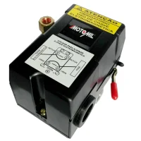 Pressostato Automatico Baixa Pressao 4 Vias com Alavanca 80/120PSI Motomil 36340.9