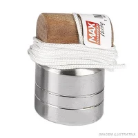 Prumo de Face Em Aco 400G Max 80555