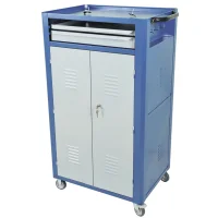 Rack para Computador e Impressora Fechado 2 Gavetas 2 Portas 65X49X116CM Fercar R4