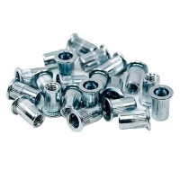 Rebite de Aco com Rosca Cabeca Plana Pacote com 100 Pecas 6MM Orbrasil RM6P30S